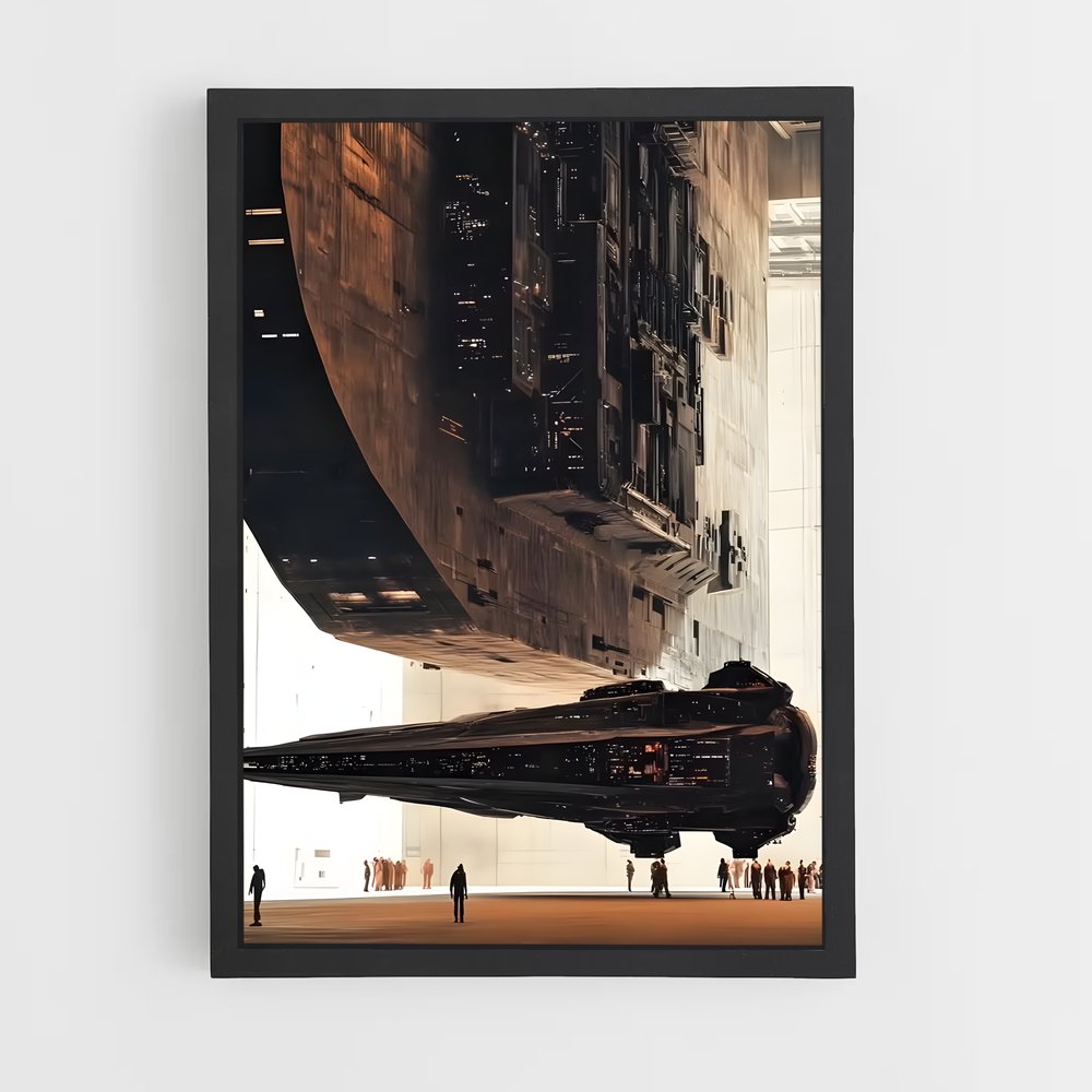 Poster Vaisseau Céleste – affiche Étoiles (vue 2)